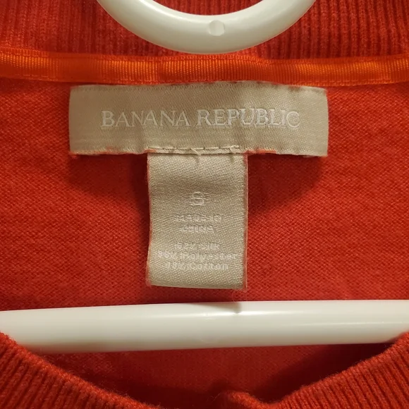 Banana Republic, Women's S, Red, Cardigan - Picture 4 of 4